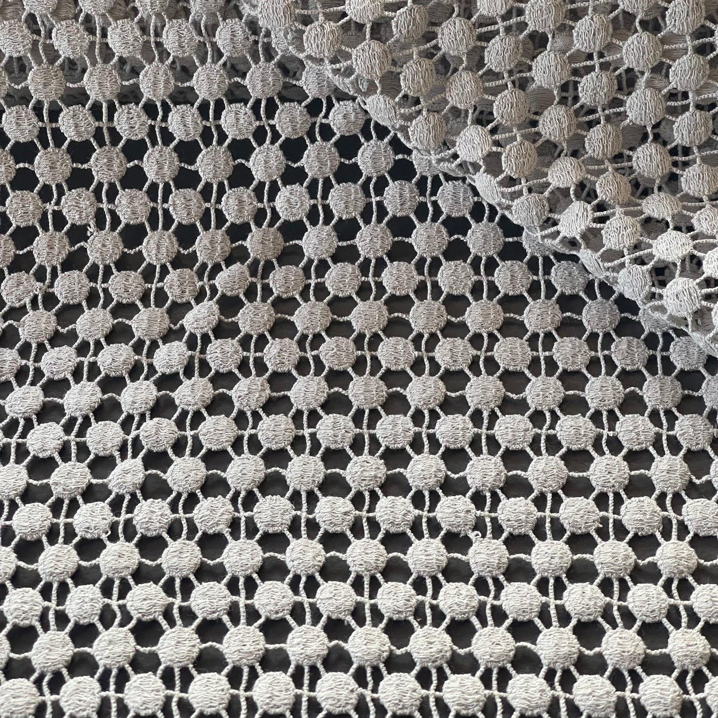 Coton dentelle gris