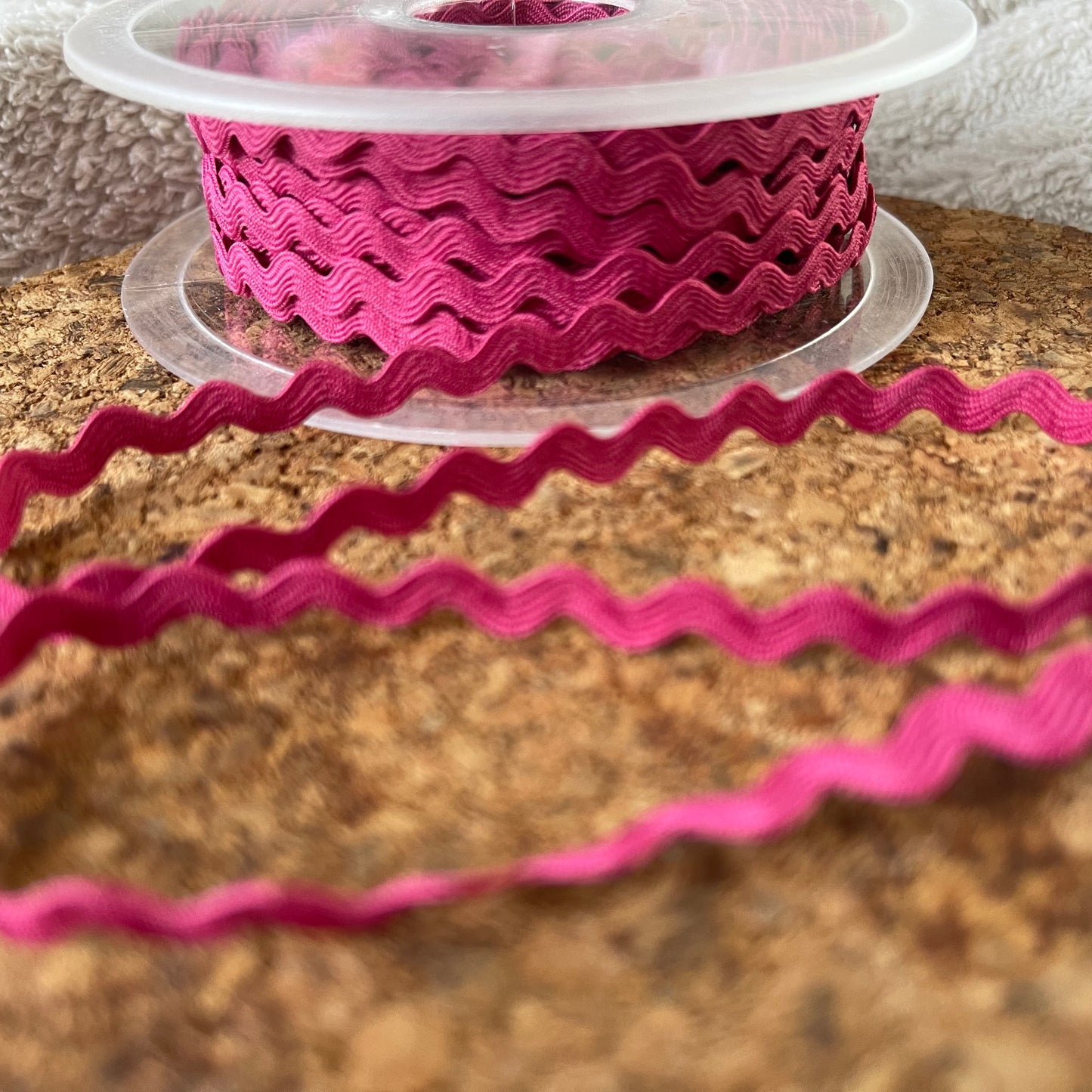 Serpentine / croquet rose framboise 10mm