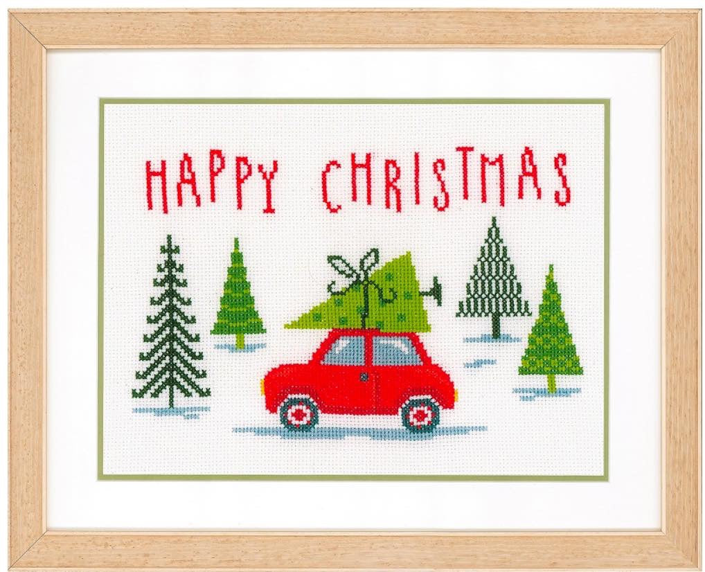 Kit broderie - Happy Christmas
