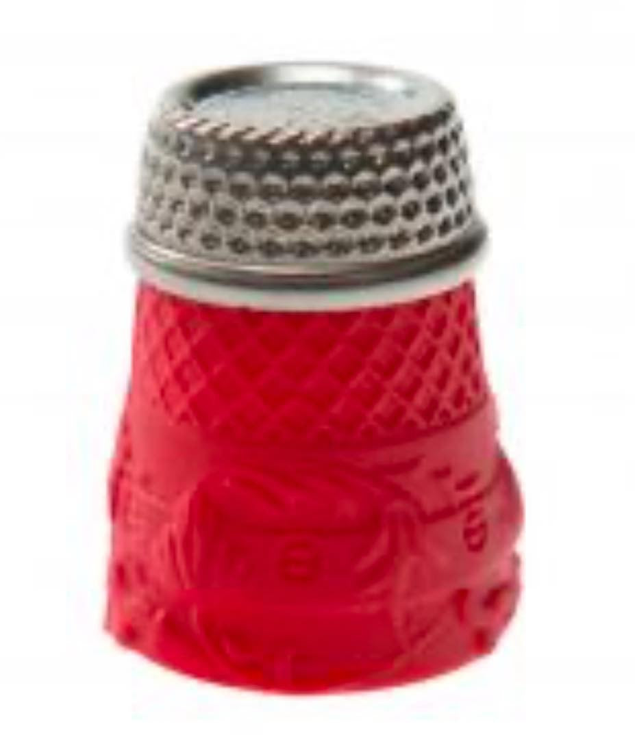 Dé en silicone rouge taille S - Bohin