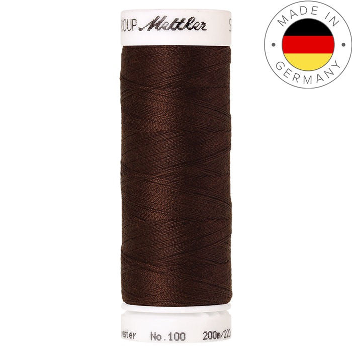 Fil à coudre Seralon Mettler 200m polyester - 0175 Brun blet