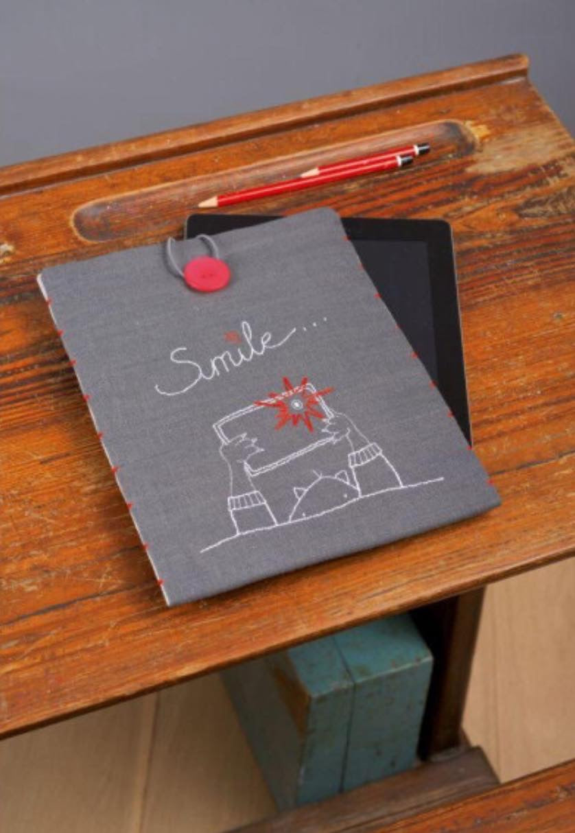 Kit broderie - Couverture tablette
