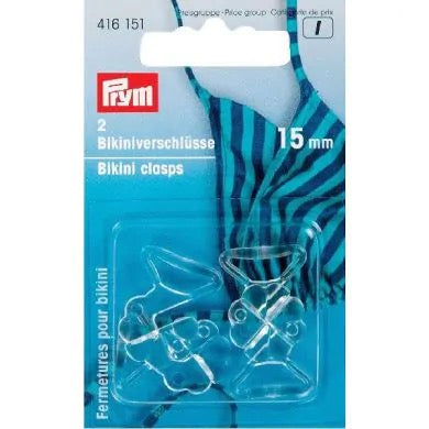 Bouton soutien-gorge transparent 15mm - Prym