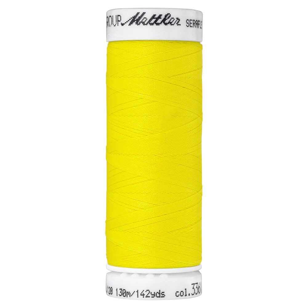 Fil à coudre élastique Seraflex Mettler 130 m - 3361 jaune