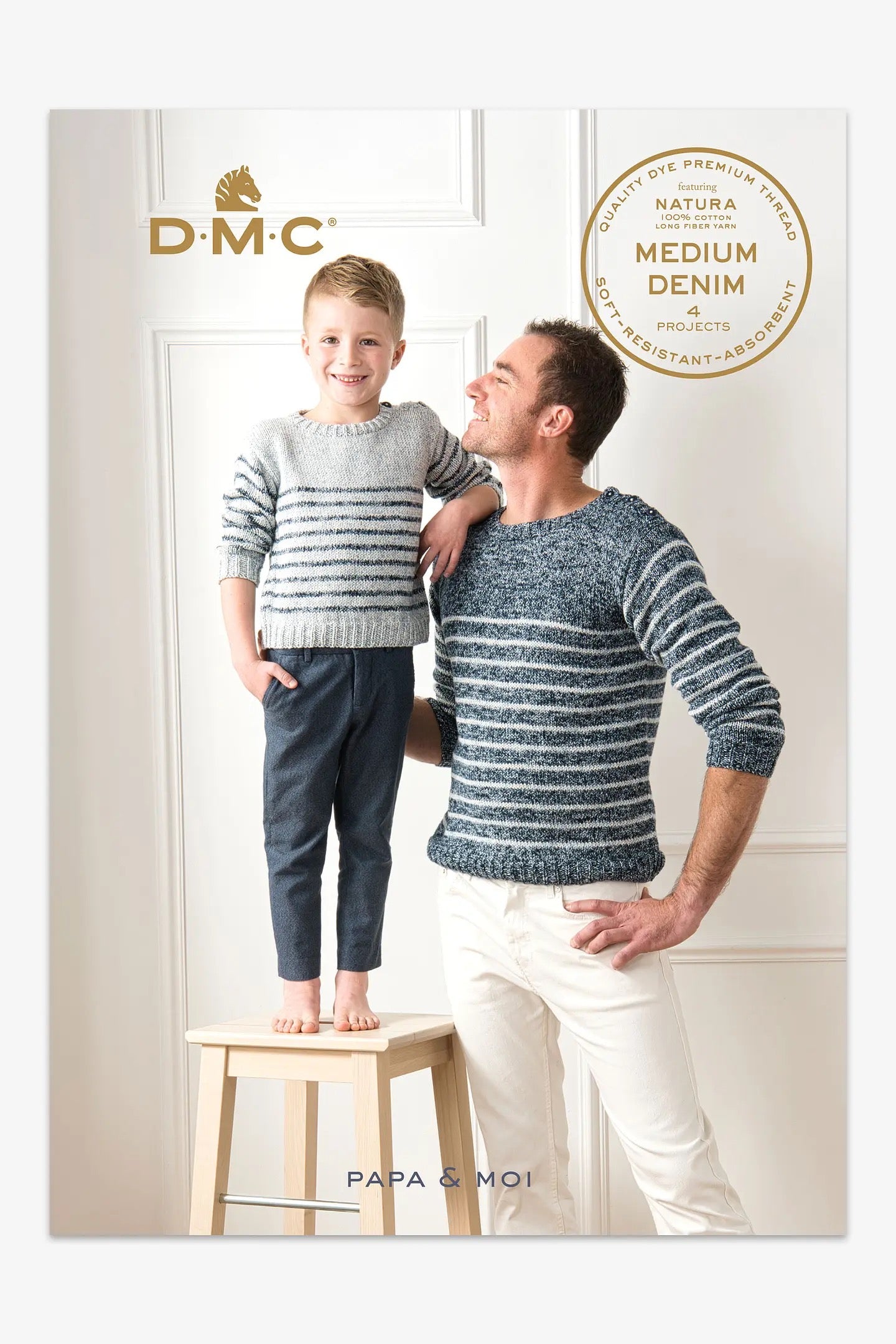 DMC Natura Médium Denim - Papa et moi