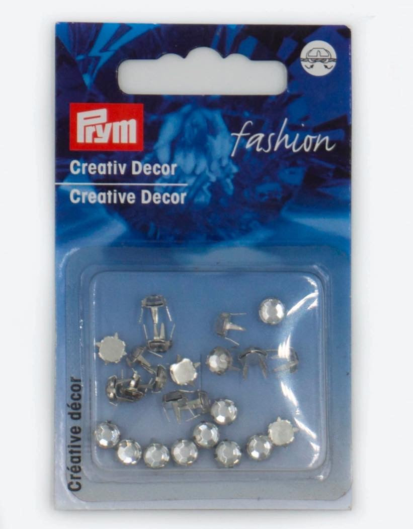 Strass clous à griffes 5mm - 24p - Prym