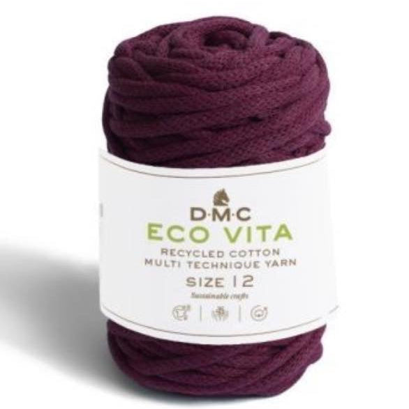 Fil coton - aubergine - DMC - Nova Vita 12 (ancien eco vita)