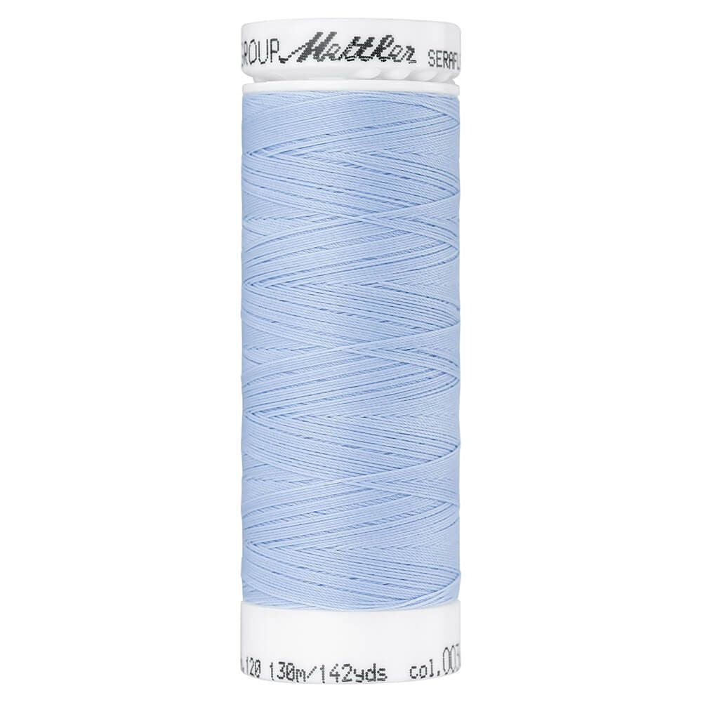 Fil à coudre élastique Seraflex Mettler 130 m - 36 bleu ciel