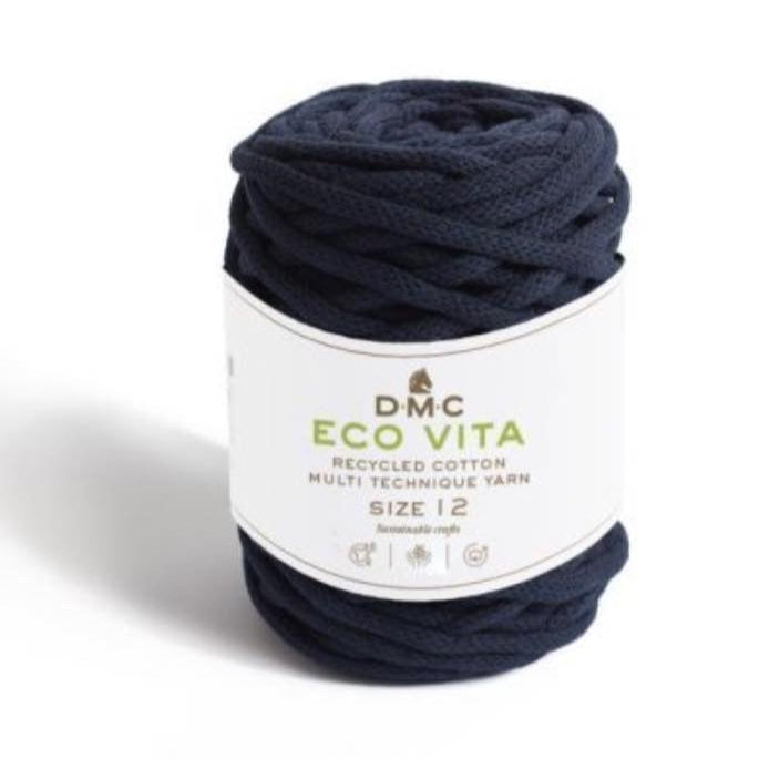 Fil coton - bleu marine - DMC - Nova Vita 12 (ancien eco vita)