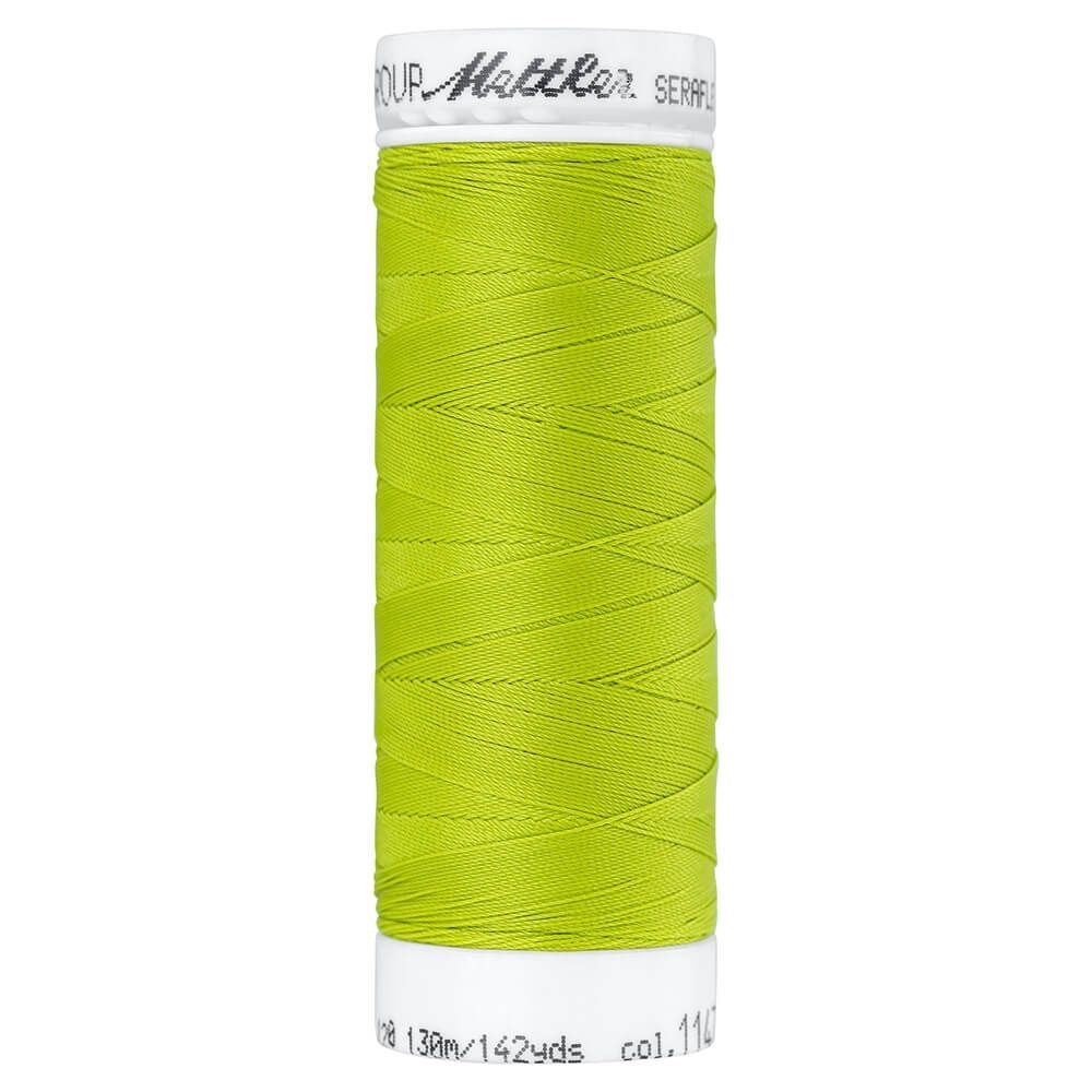 Fil à coudre élastique Seraflex Mettler 130 m - 1147 vert citron
