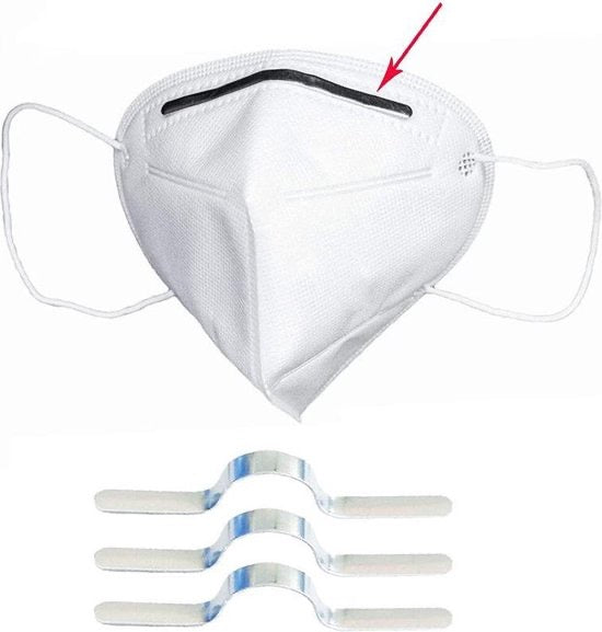 Barres de nez en aluminium pour masque