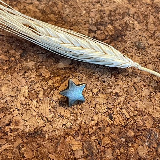 Bouton métal bronze étoile 11mm