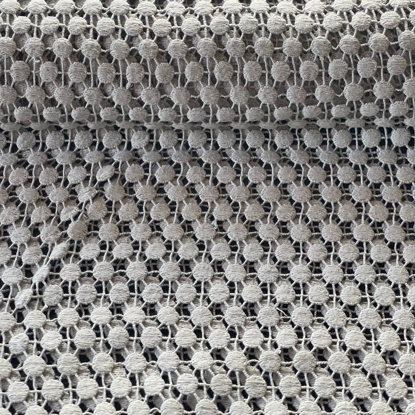 Coton dentelle gris