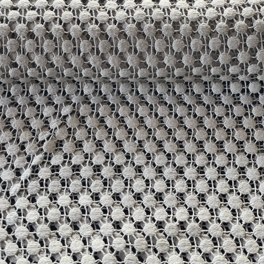 Coton dentelle gris
