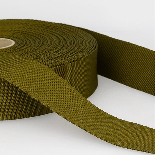 Sangle nylon kaki 35 mm