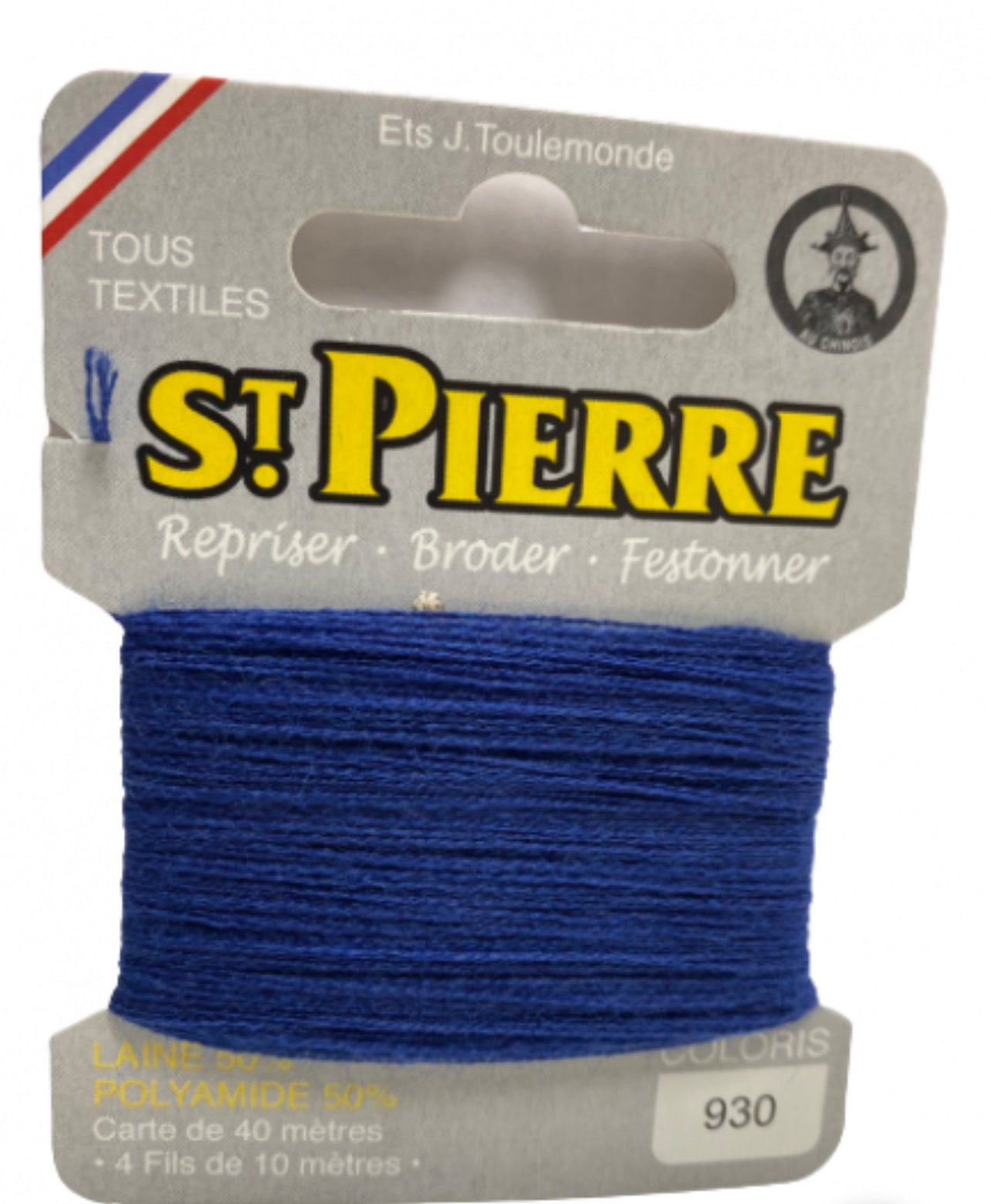 Laine Saint Pierre pour repriser ou broder - Bleu nuit 930
