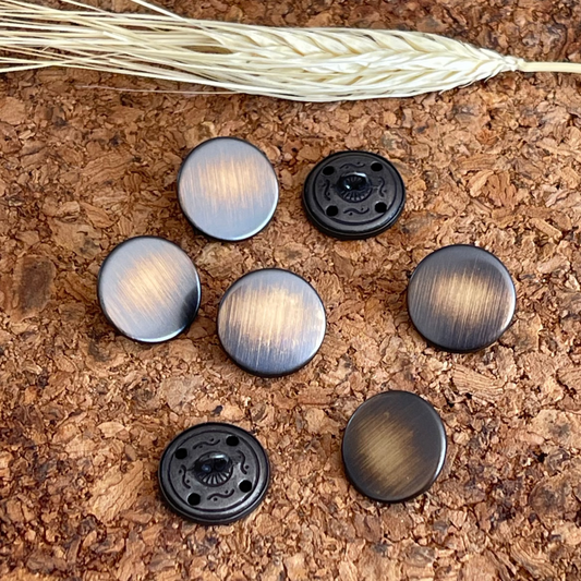 Bouton métal 15mm