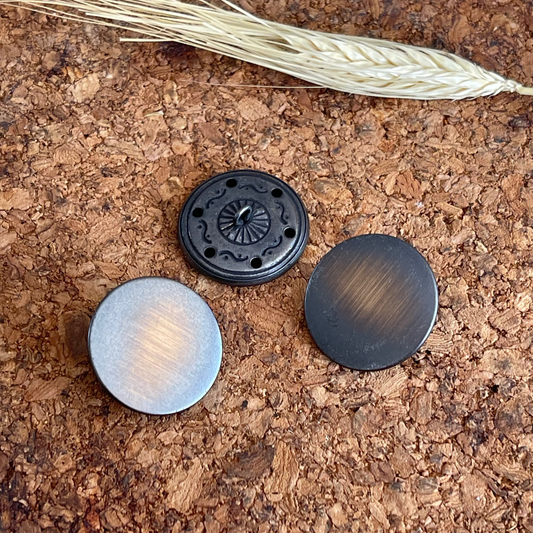 Bouton métal 25mm