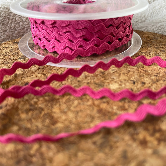 Serpentine / croquet rose framboise 10mm