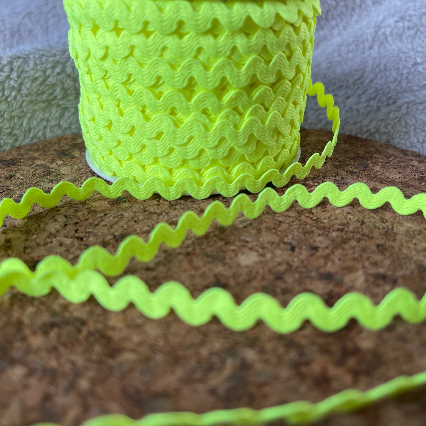 Serpentine / croquet jaune fluo 10mm