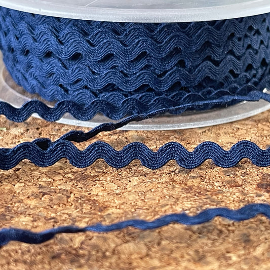 Serpentine / croquet bleu marine 10mm