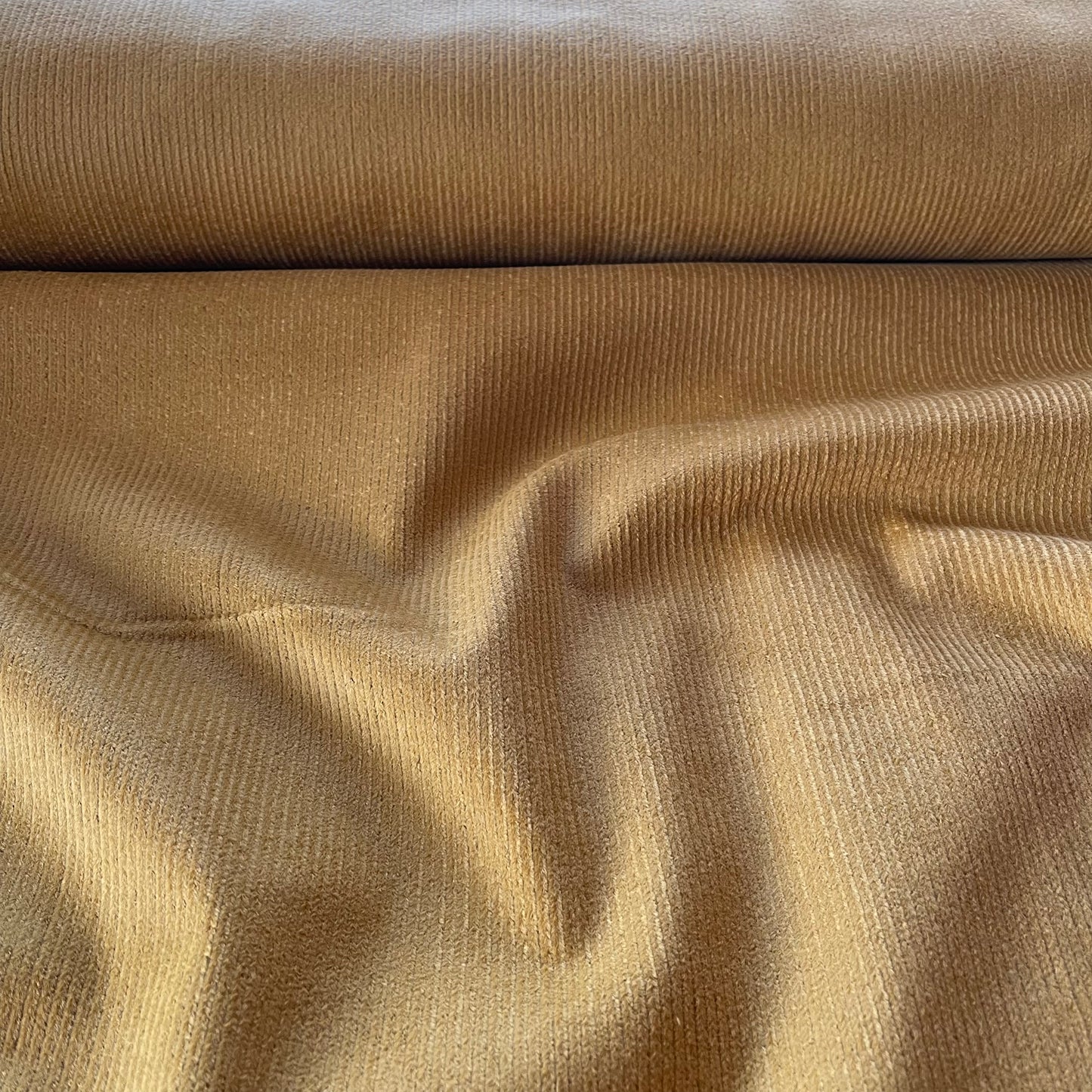 Velours milleraies moutarde 8W STRETCH