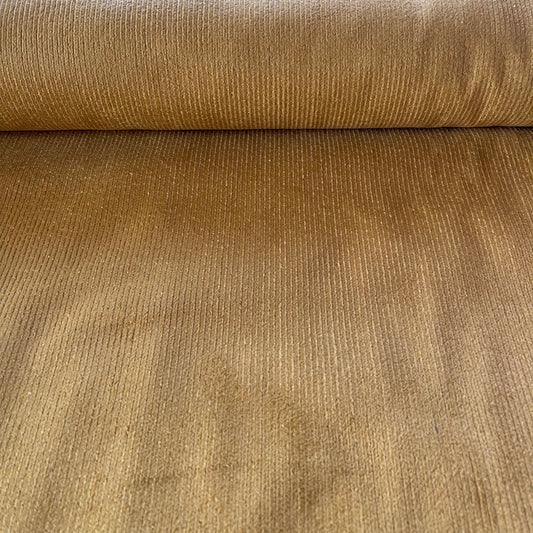 Velours milleraies moutarde 8W STRETCH