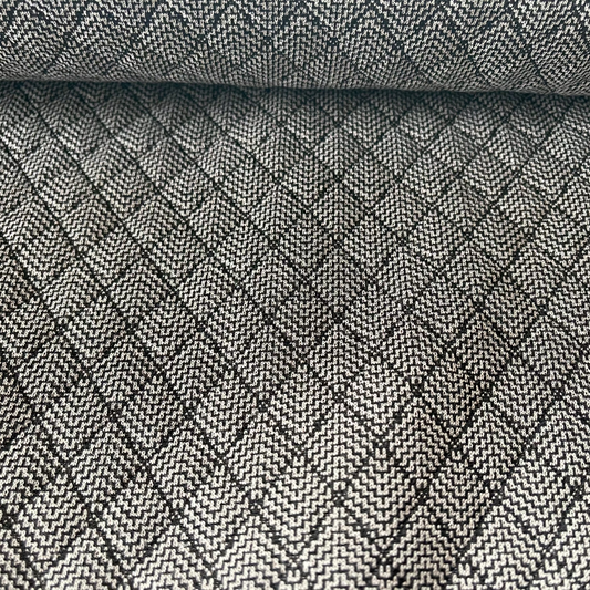 Jersey jacquard "quilté" beige
