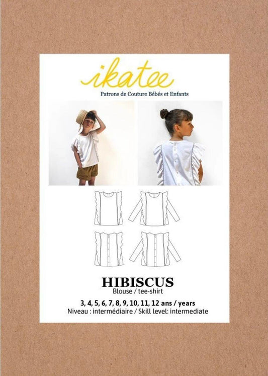 Patron Hibiscus - du 3 ans au 12 ans - Ikatee