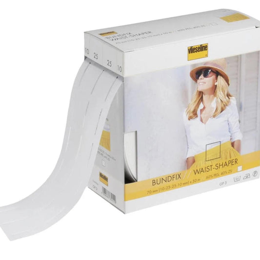 Vlieseline bande Bundfix - Perfobande blanc