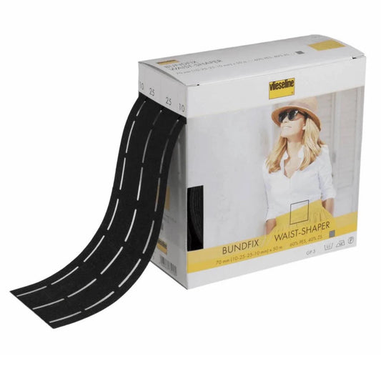Vlieseline bande Bundfix - Perfobande noir