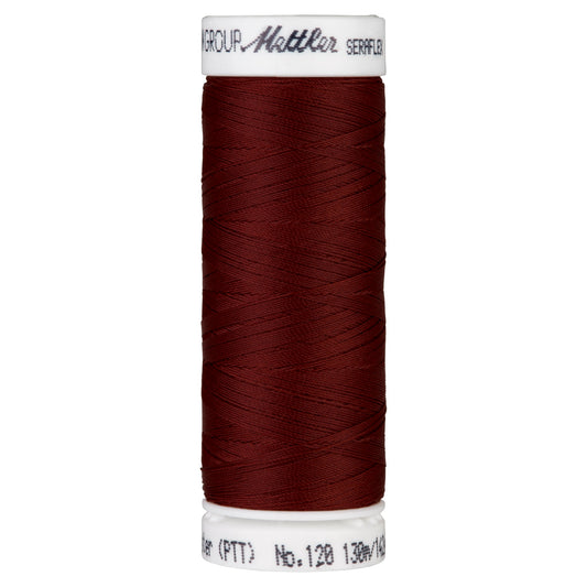 Fil à coudre élastique Seraflex Mettler 130 m - 128 bordeaux