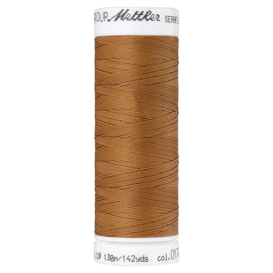 Fil à coudre élastique Seraflex Mettler 130 m - 174 noisette