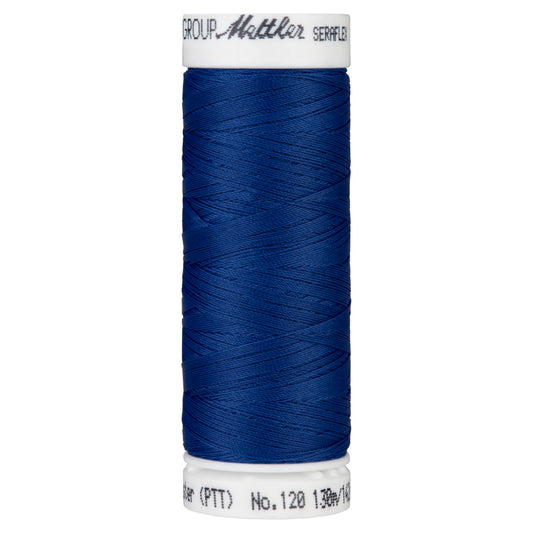 Fil à coudre élastique Seraflex Mettler 130 m - 1303 cobalt