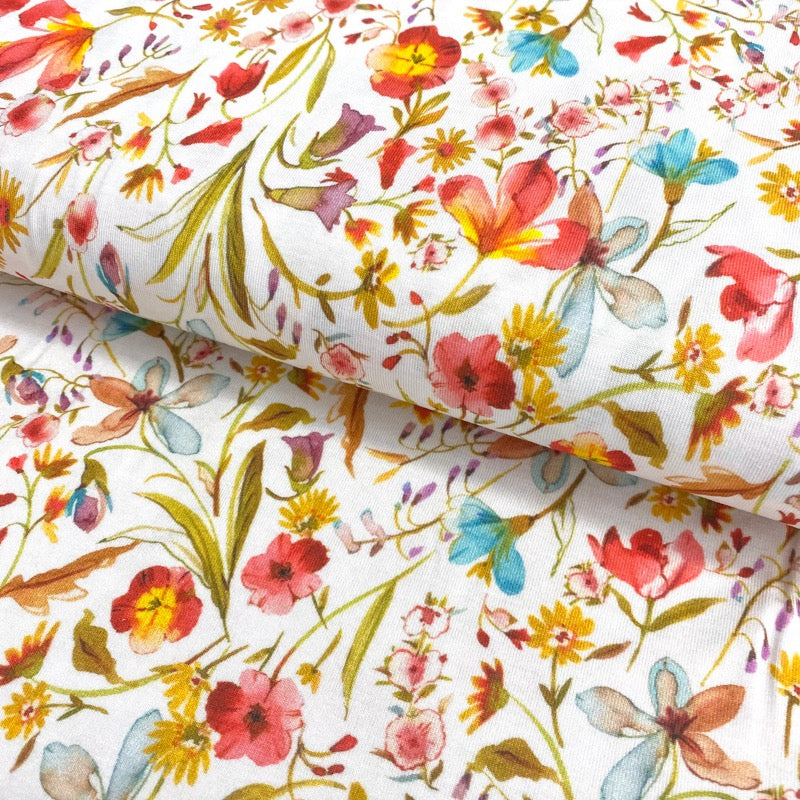 Jersey de viscose - Fleurs des champs