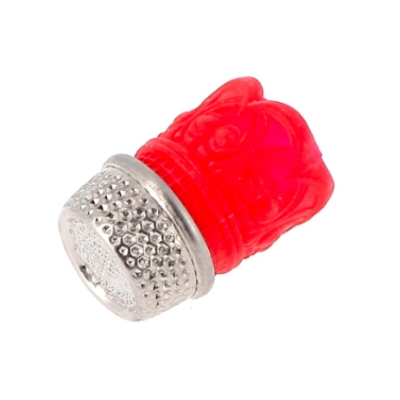 Dé en silicone rouge taille S - Bohin