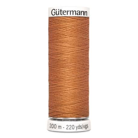 Fil à coudre gutermann polyester 200m - 612 sienne brûlée