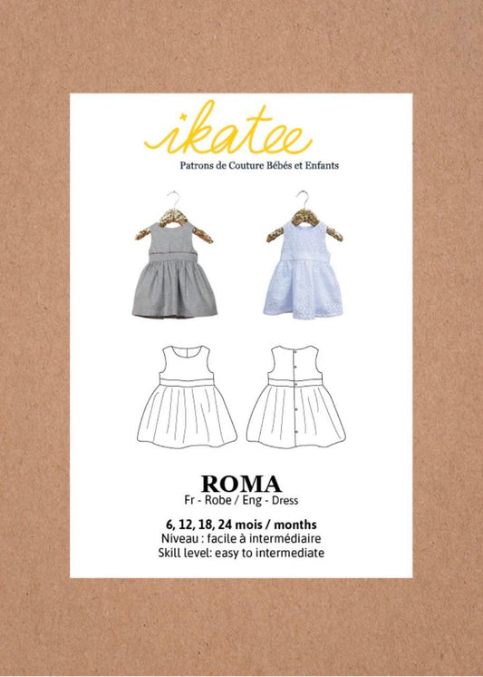 Patron Roma - du 6 mois au 24 mois - Ikatee