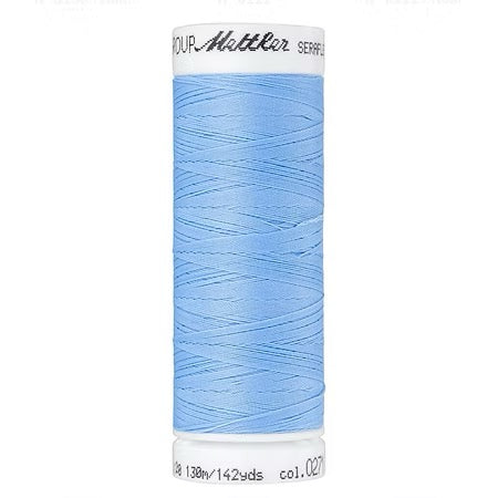 Fil à coudre élastique Seraflex Mettler 130 m - 271 bleu vif