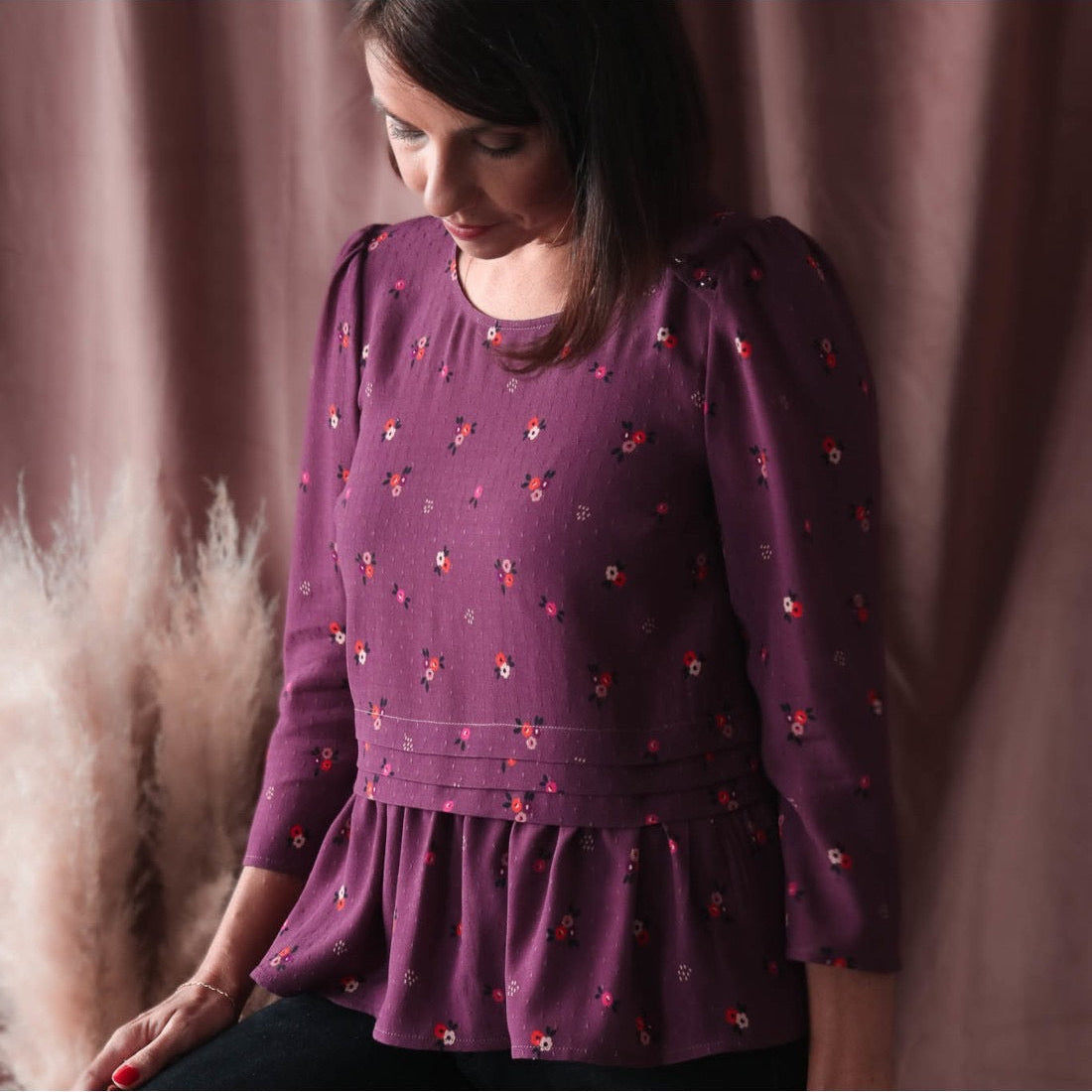 Crêpe de viscose plumetis Rêverie - Lise Tailor
