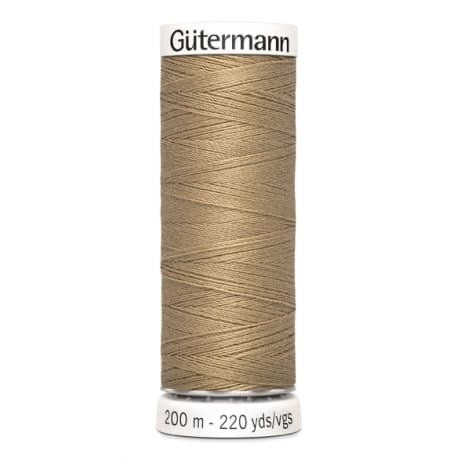 Fil à coudre gutermann polyester 200m - 265 plage de sable