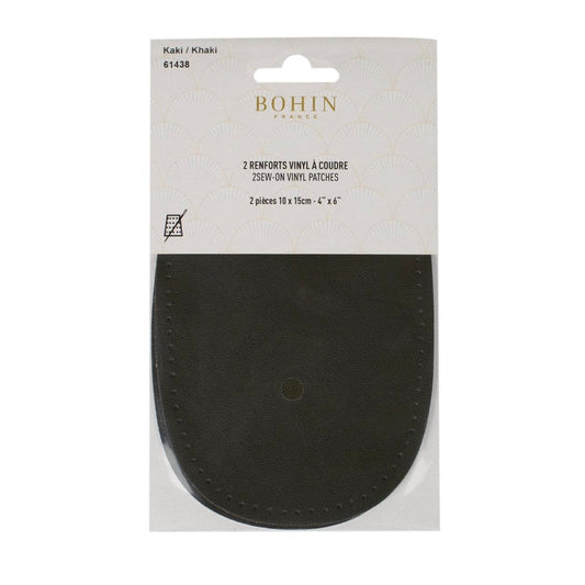 Renforts vinyl à coudre kaki - Bohin