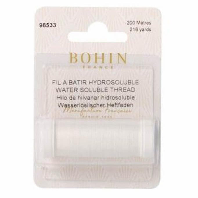 Fil à bâtir hydrosoluble - Bohin