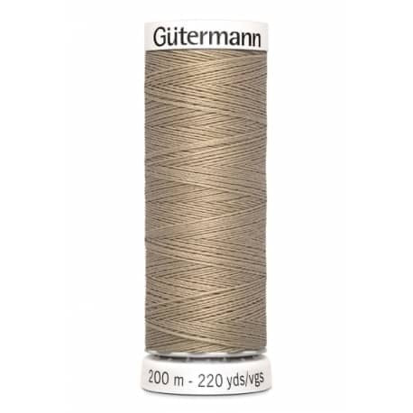 Fil à coudre gutermann polyester 200m - 464 chamois
