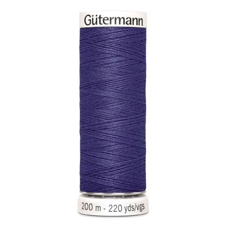 Fil à coudre gutermann polyester 200m - 86 bleu denim