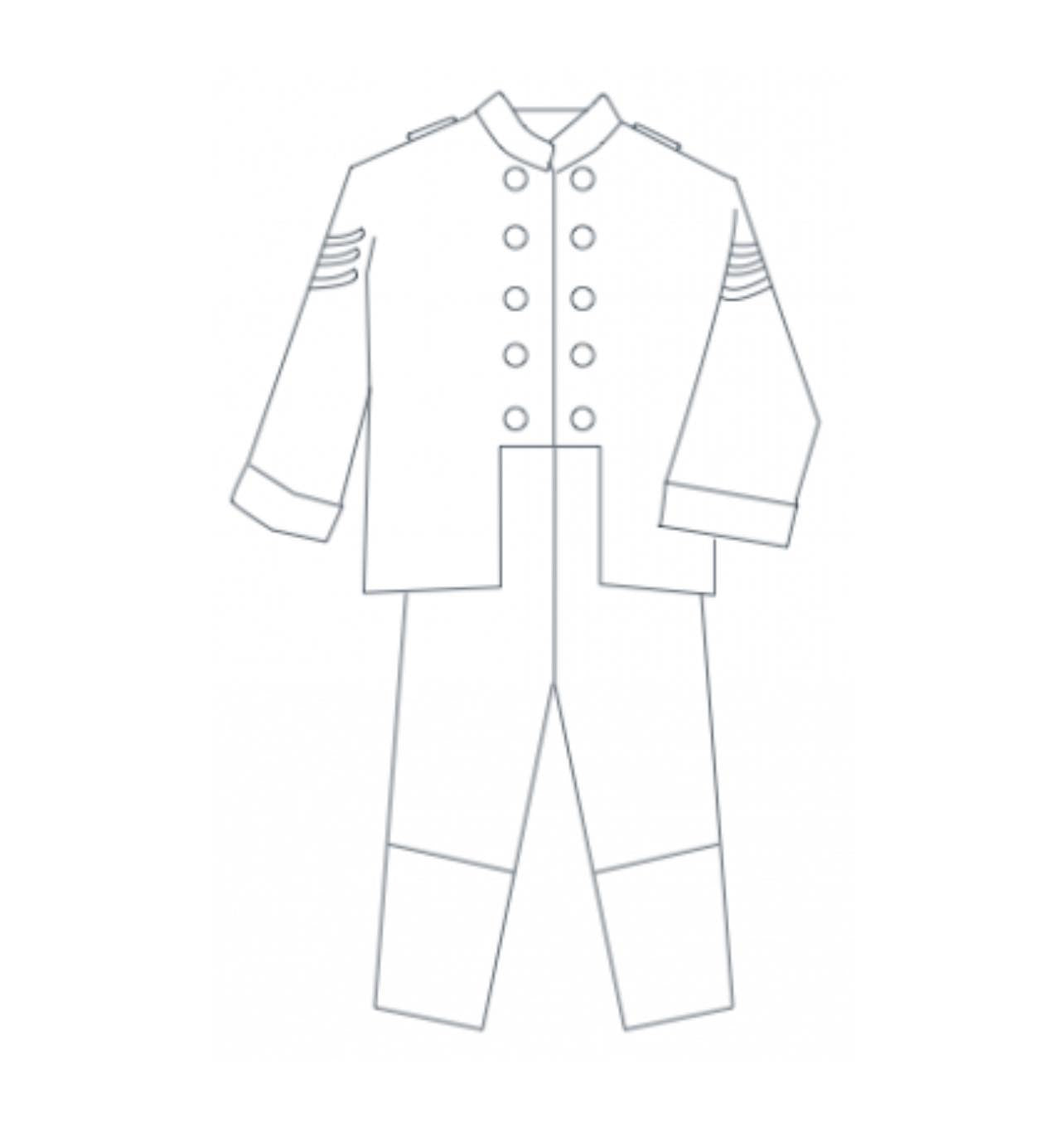 Patron Soldat de plomb - du 2 ans au 8 ans - L'enfant roi