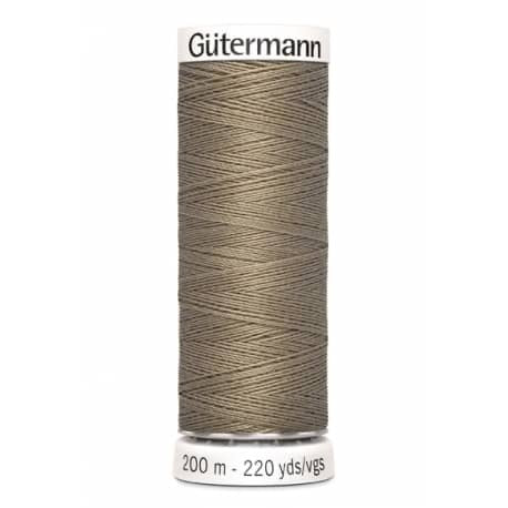 Fil à coudre gutermann polyester 200m - 724 galet