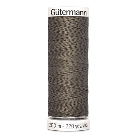 Fil à coudre gutermann polyester 200m - 727 cendre