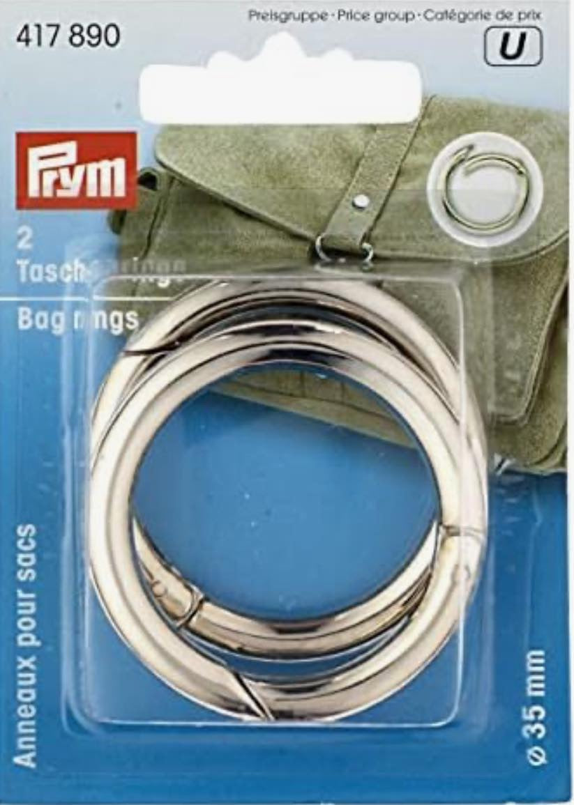 Anneaux pour sacs 35 mm - Prym