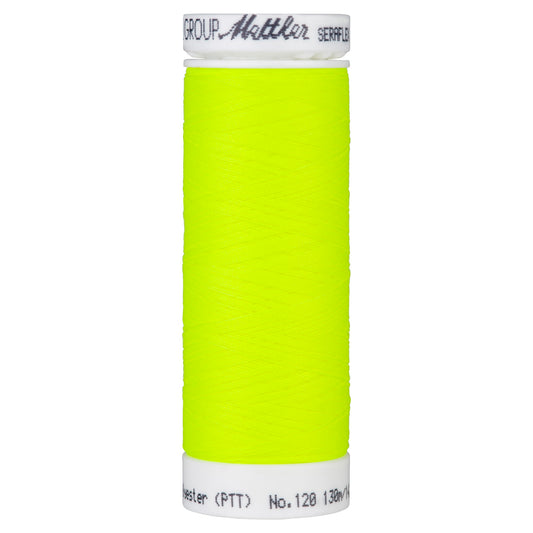 Fil à coudre élastique Seraflex Mettler 130 m -  1426 jaune fluo